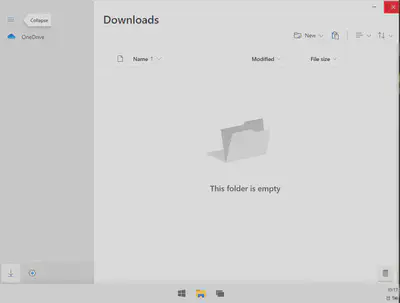 Windows 10X File Explorer 