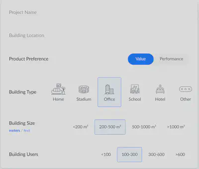 Create a new project in the Unifi Design Center